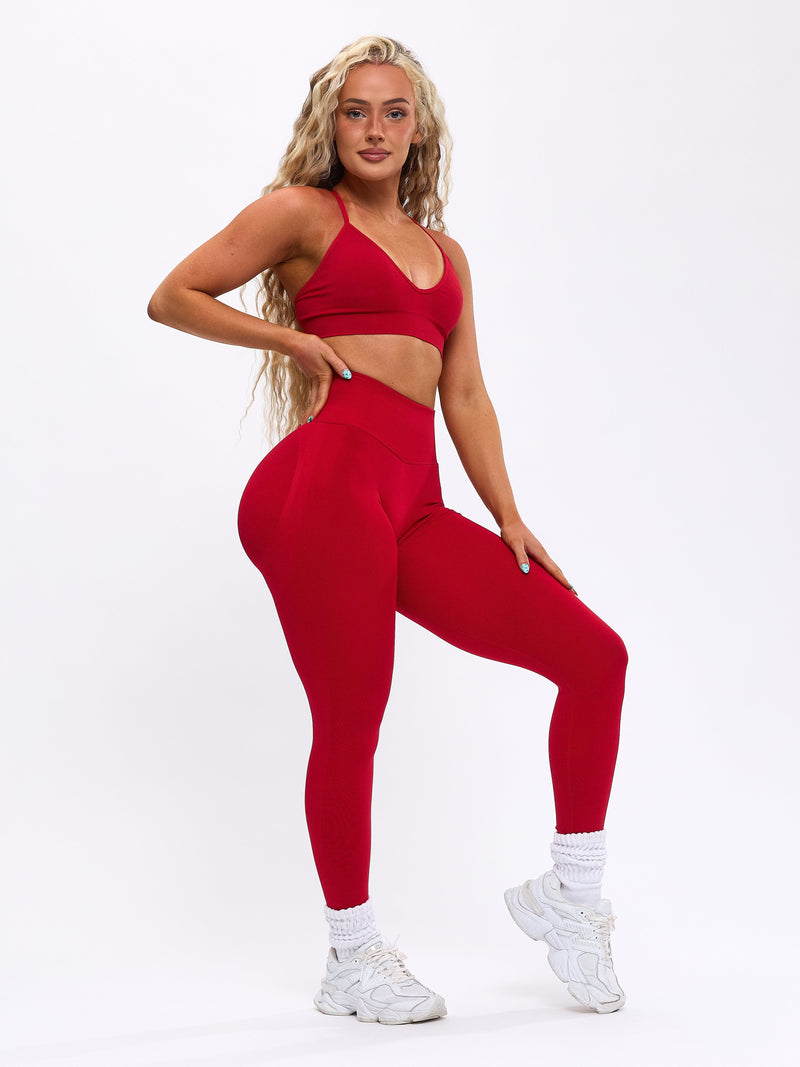 Miracle Seamless Legging - Lipstick Red