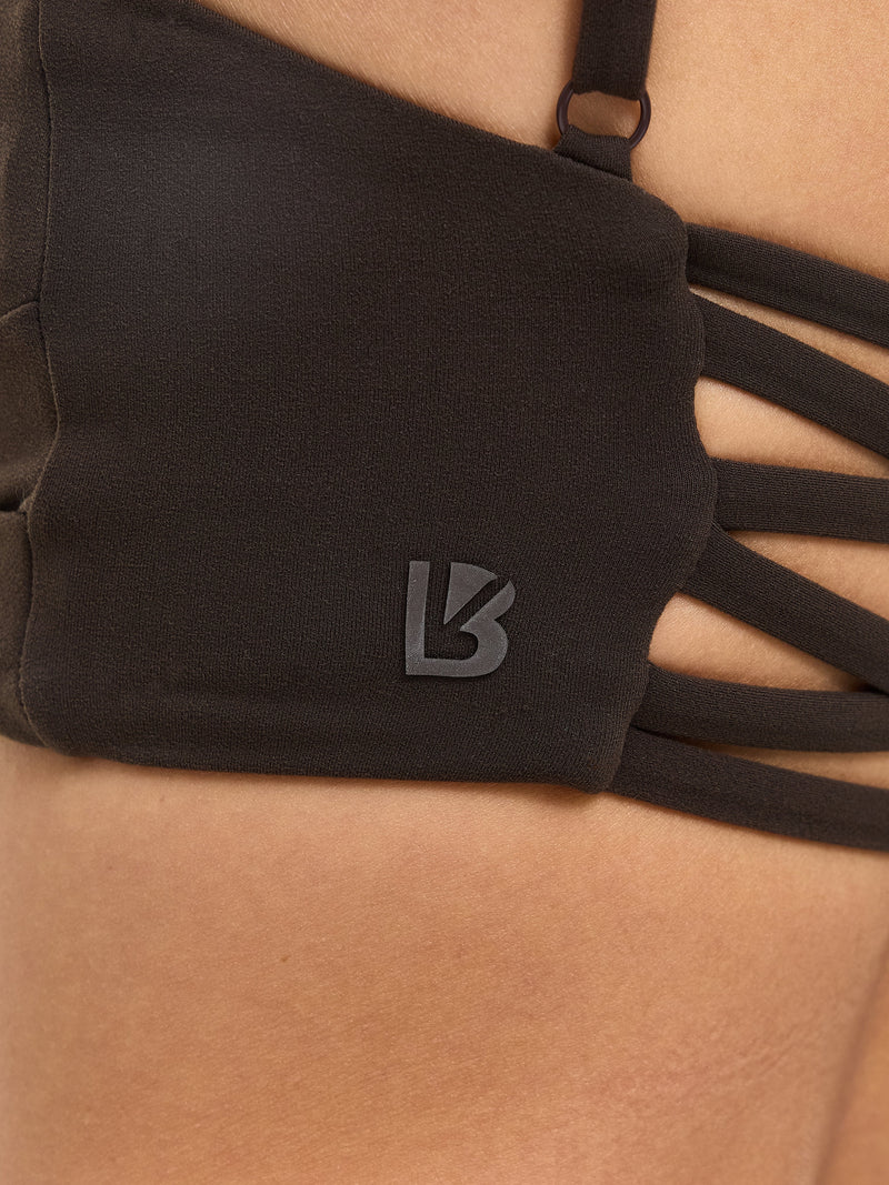 Ivy Wrap Sports Bra - Cold Brew