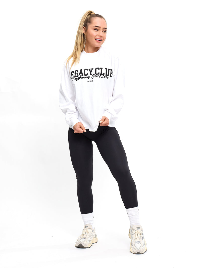 Legacy Long Sleeve Tee - White