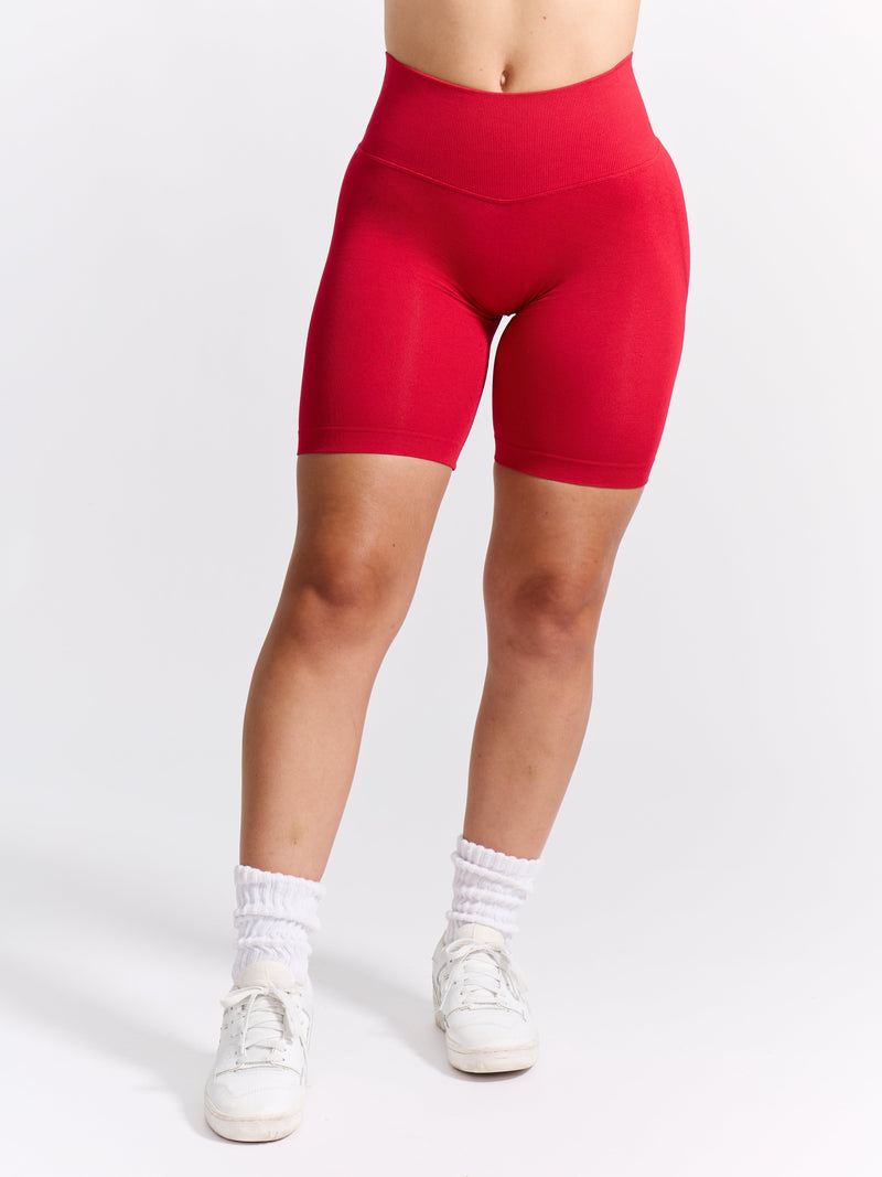 Miracle Seamless Short 6" - Lipstick Red
