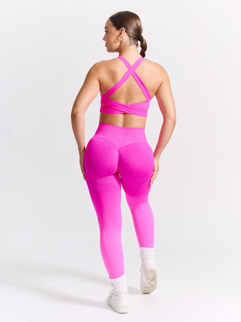 Miracle Seamless Legging - Hot Pink Ombre